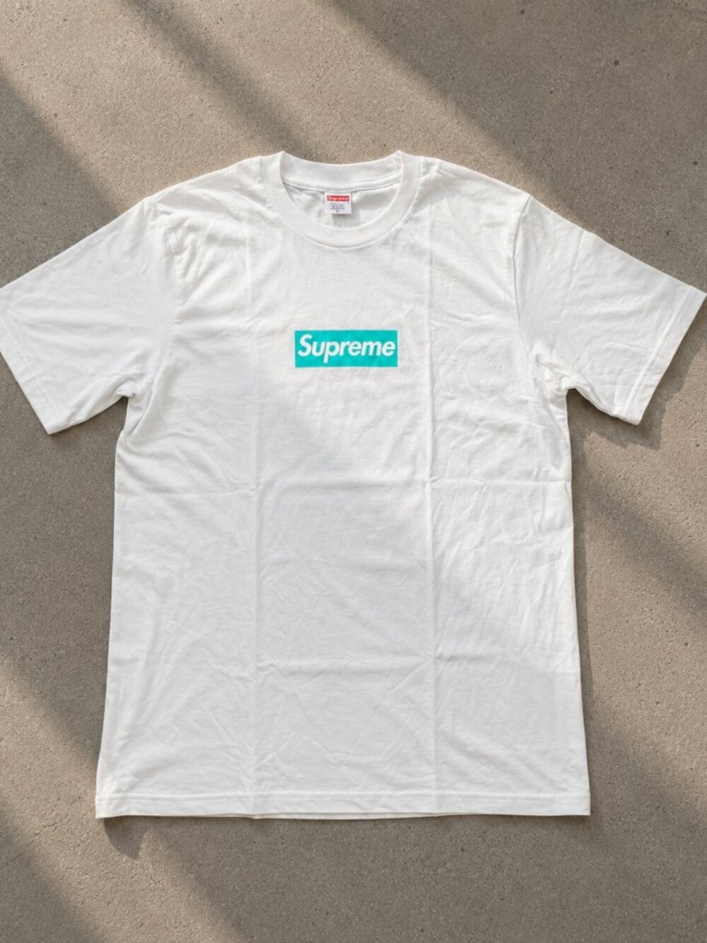 Tiffany & Co. Box Logo T-Shirt White Size Medium - Like New